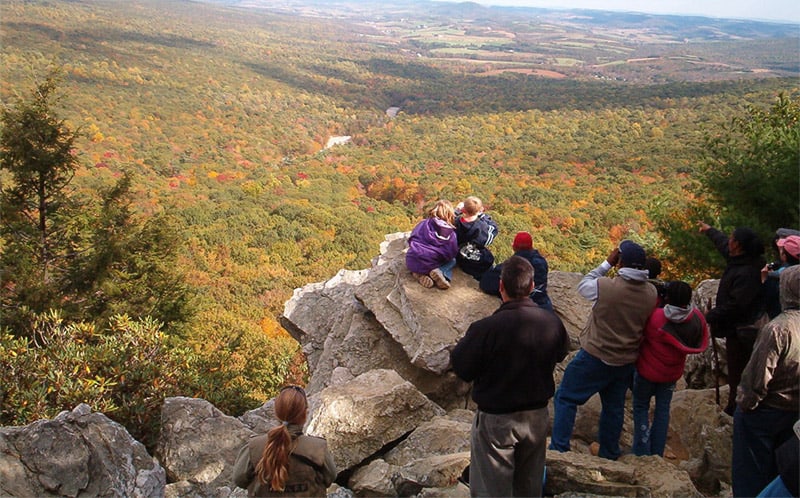Hawk Mountain, Pennsylvania in Fall