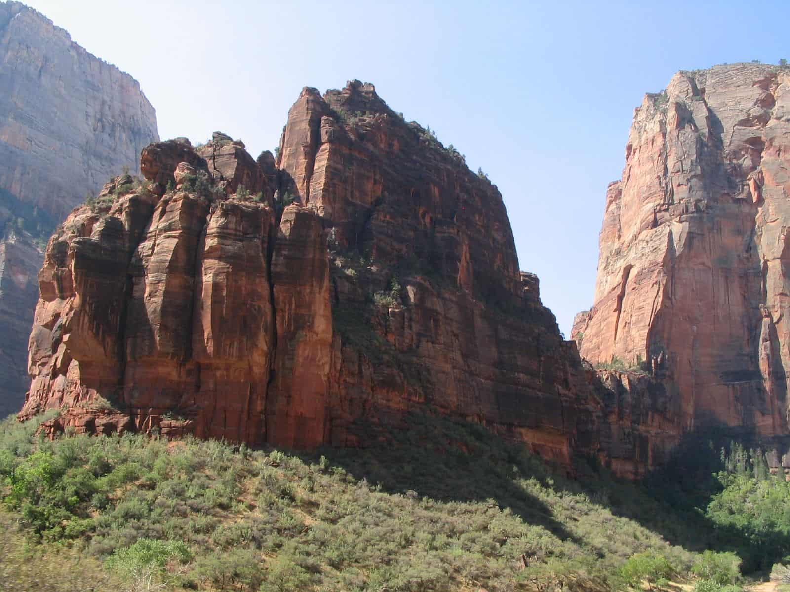 Zion Canyon at Zion National Park, Utah. Photo by K. Lund / Wikimedia.